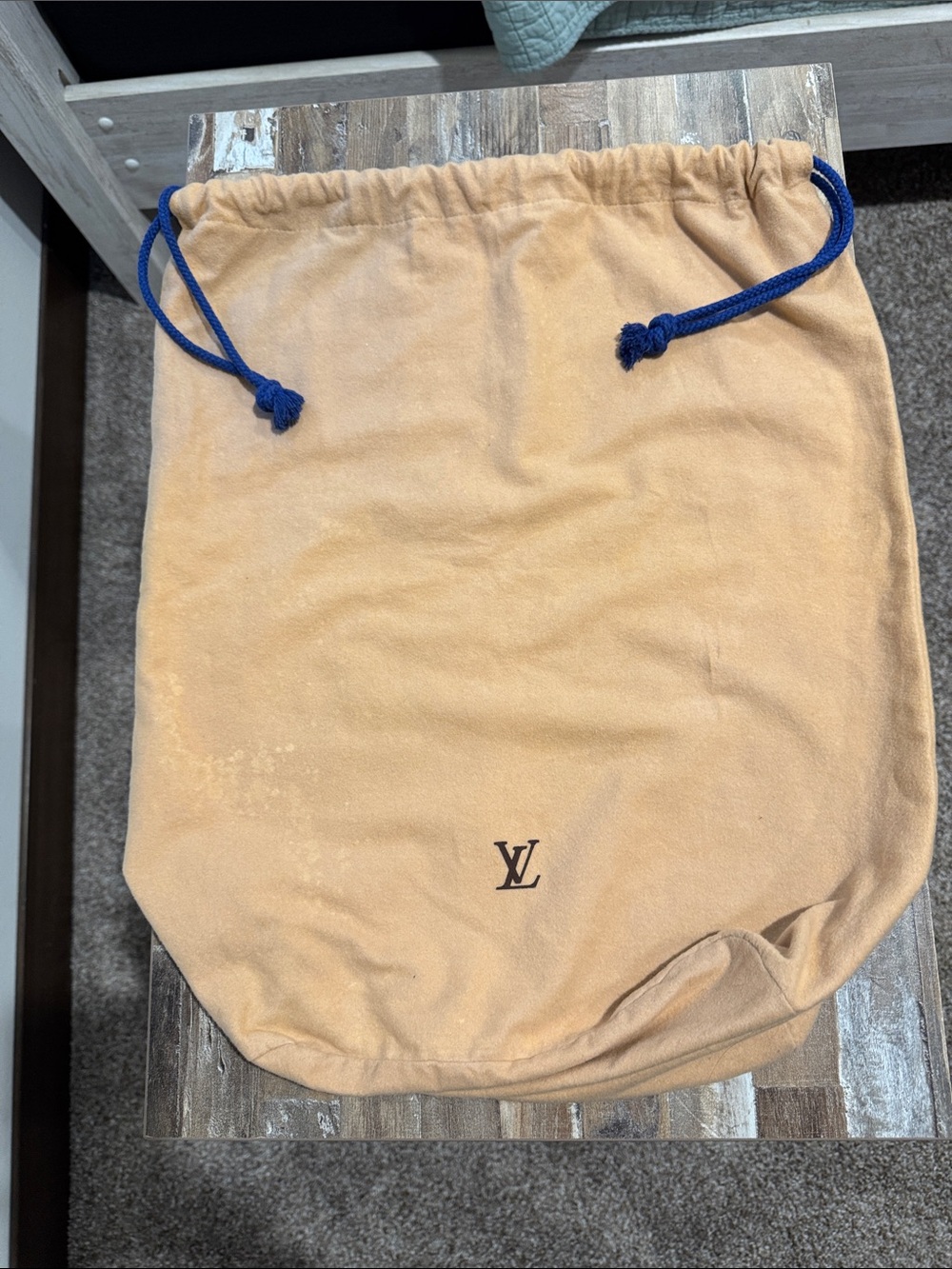 Louis Vuitton Drawstring Dust Bag 16”x18”